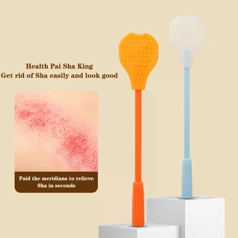 

Extended Handle Handheld Percussion Back Hammer Massager Meridian Beat Silicone Shot Massager For Full Body Improve