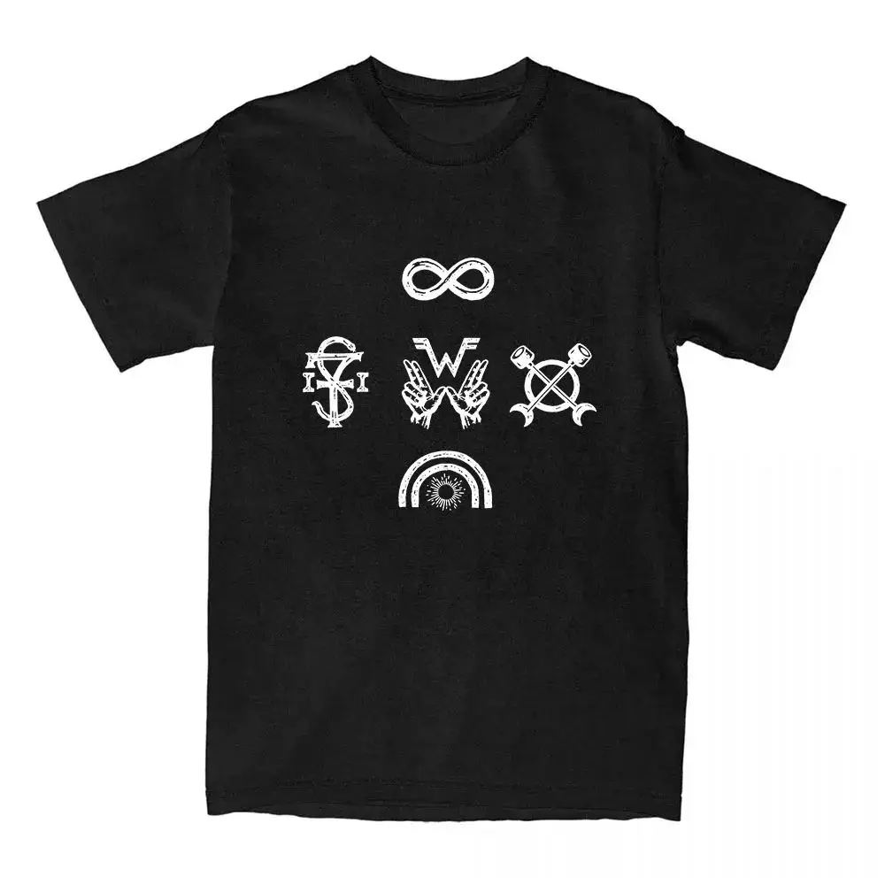 Rock Band Heavy Mental Weezer Shine Again Single T-shirt Summer Casual Loose Short Sleeve Streetwear Design Tee Shirt Unisex