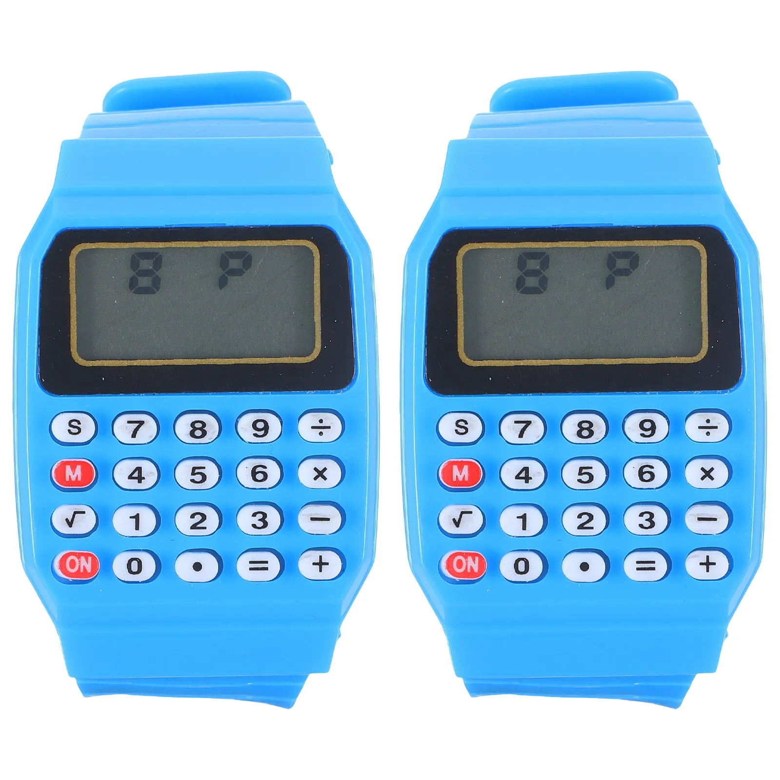 2 Pcs Little Smart Watch Calculator Watches for Men