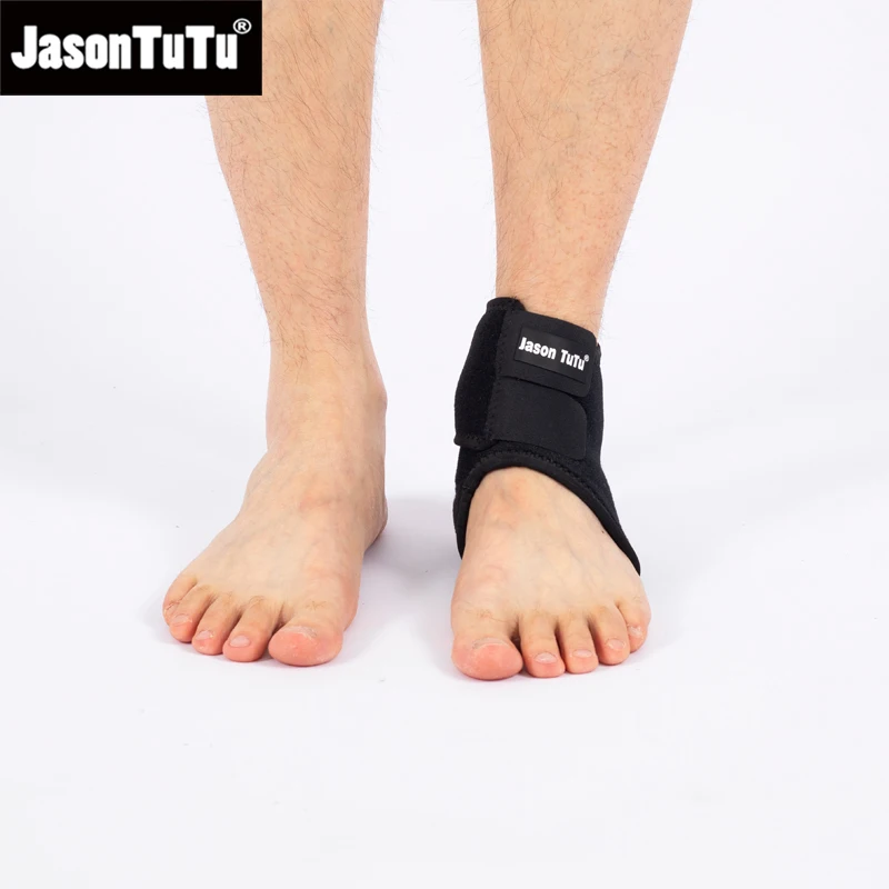 JASONTUTU 1PC Ankle Support Brace,Elasticity Free Adjustment Protection Foot Bandage,Sprain Prevention Sport Fitness Guard Band