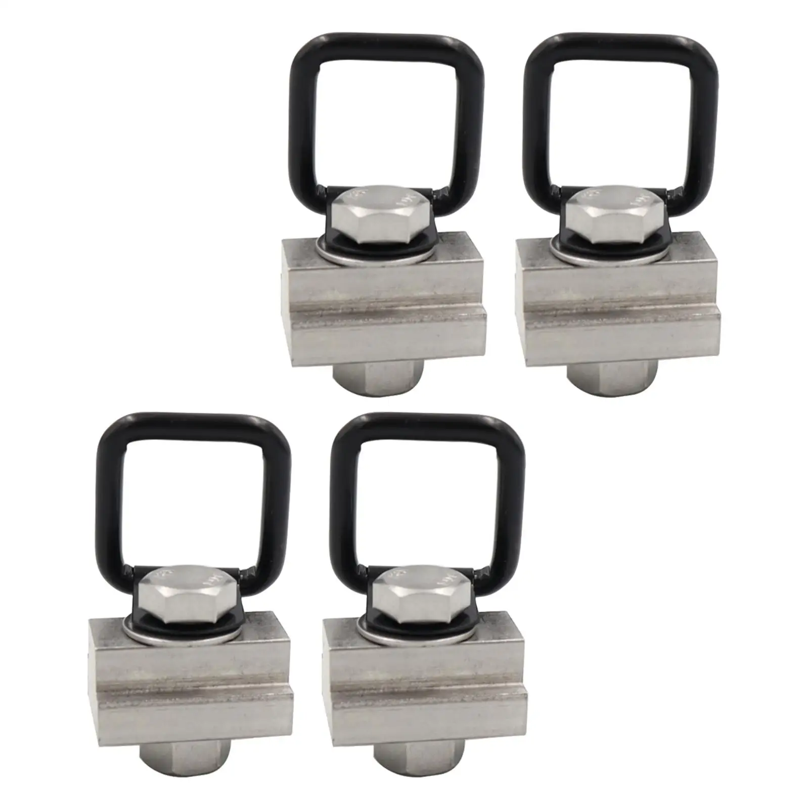 4 Pieces Bed Deck Rails Cleat T Slot Nuts Tie Downs and Accessories Fits Screws