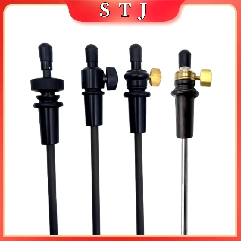 Stretch Shrink Freely Carbon fiber 3/4-4/4 Double bass parts end tail ebony Upright Bass endpin black hand shank tightening