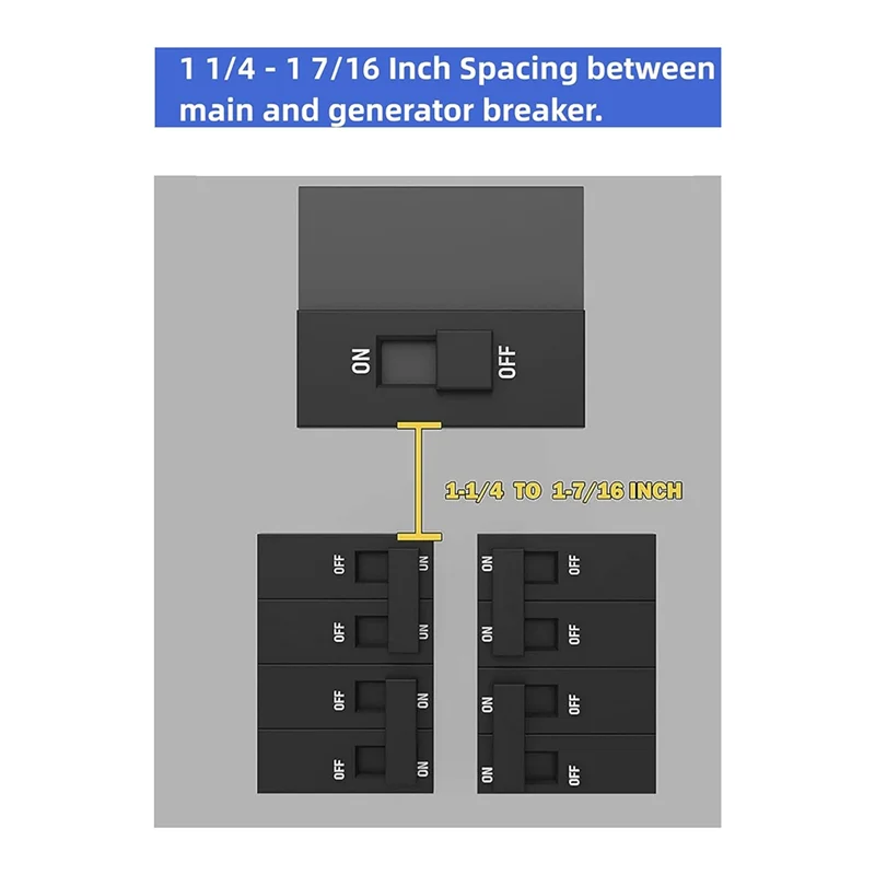 

Комплект блокировки генератора ABKU, совместимый с панелями Cutler Hammer серии BR, 150 и 200 А