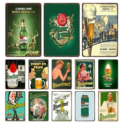 Czech Beer Vintage Metal Sign Tin Plates For Wall Home Decor Pub Art Coffee Bar Club Poster Gift 8x12 Inch KJ-0622B