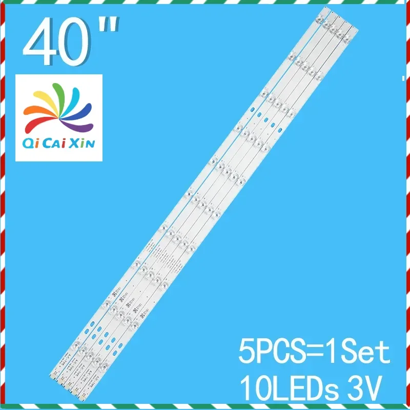 

LED backlight strip 10 lamp for VES400QNSS-3D-U02 400DLED_SLIM_REV01_20150202 A C-Type 40UA9300 40UA8900 40FA7100 40UB8600