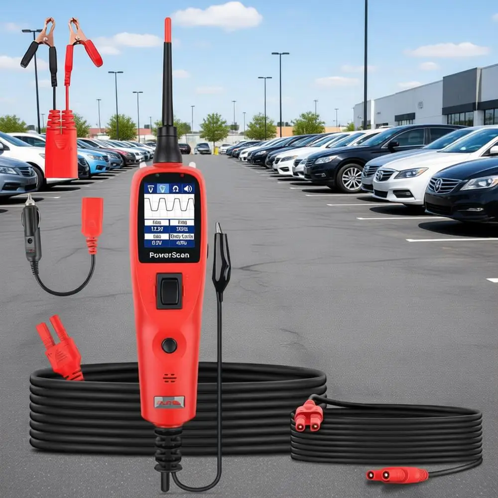 Automotive Circuit Tester 2.0, 12-24V Power Circuit Probe Tool, Auto Electrical Short Open Circuit Indicator, AC/DC/Resi/Compone