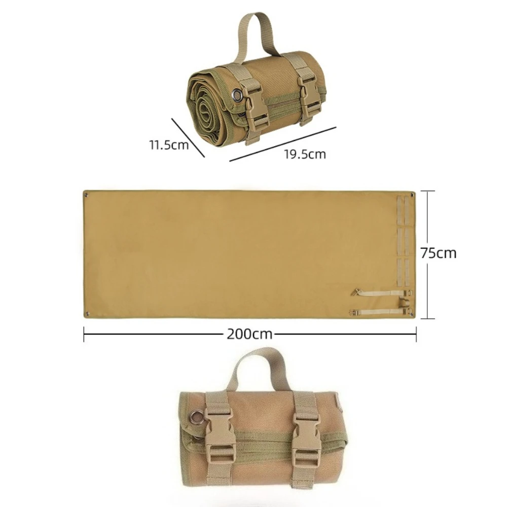 Outdoor Equipment Tactical Mat Shooting Training Polymers Double Sided Multifunction Camping Mat Waterproof Warm Camping Mat