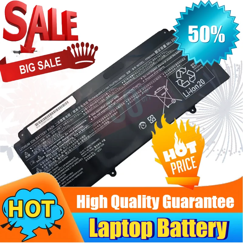 SWZY FPB0340S Laptop Battery 14.4V 50WH 3310mAh For Fujitsu FPCBP536 LifeBook U937 U938 U939 U939X CP737634-01