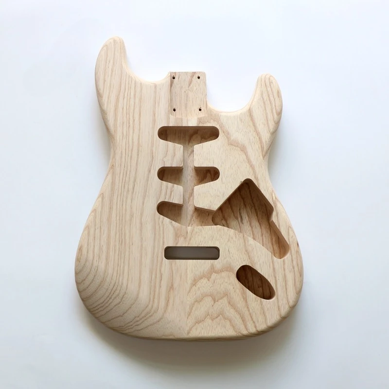 No Paint Light Weight 3‑Part Spliced Guitar Body DIY Custom Build SS‑H Pickup Configuration Electric Guitar Body for Replacement
