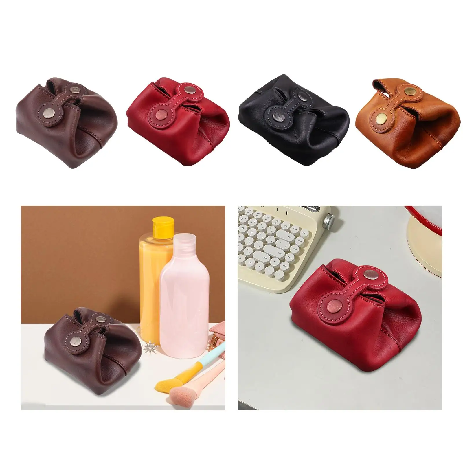 Bolsa de auriculares portátil para mujer, monedero pequeño, bolsa de cambio para regalo de cumpleaños, compras, viajes, vacaciones