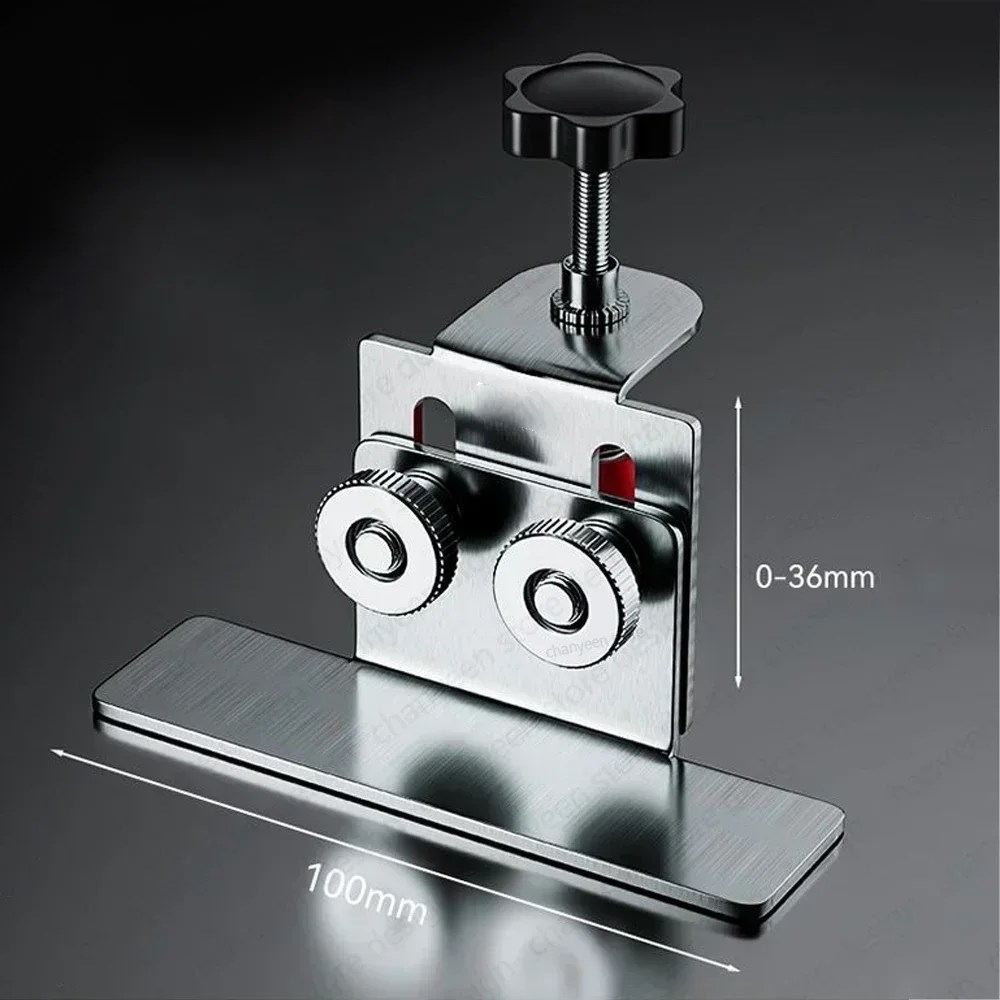 캐비닛 도어 장착 지그, 목공용 스테인레스 스틸 프레임 클램프, 숨겨진 도어 지지대, 가정용 캐비닛 설치 도구