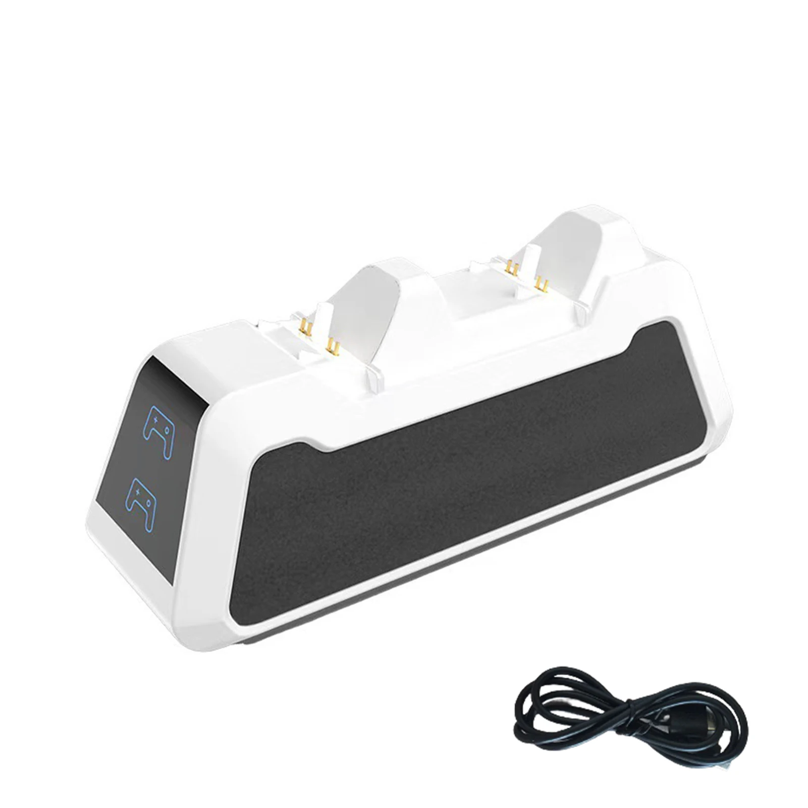 Контроллер, зарядная станция, Белый индикатор из АБС-пластика, быстрая зарядка, Двойная док-станция, аксессуары для дома, стабильная подставка для PS5