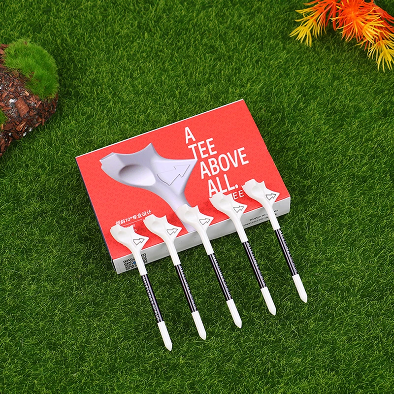 Golf Tees Rhombic 10 Degree Diagonal Insert Increases the Distance Speed Golf Ball Holder Zero Drag Outdoor Golf Accessories