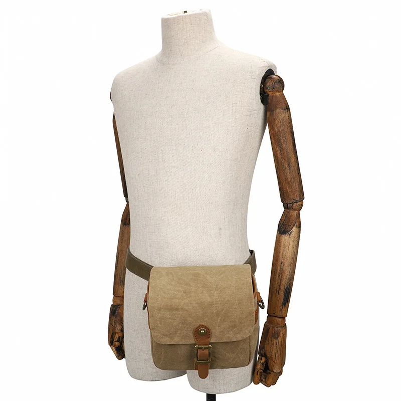 Canvas SLR camera bag Micro single camera bag Sony liner single shoulder oblique span wear-resistant waterproof camera