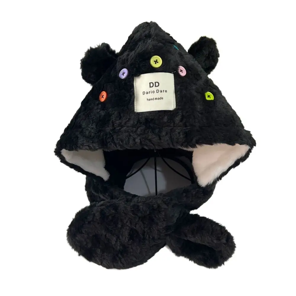 عارضة لطيف الأذن قبعة دافئة سميكة حماية الأذن قبعة وشاح يندبروف الدفء قبعة الشتاء