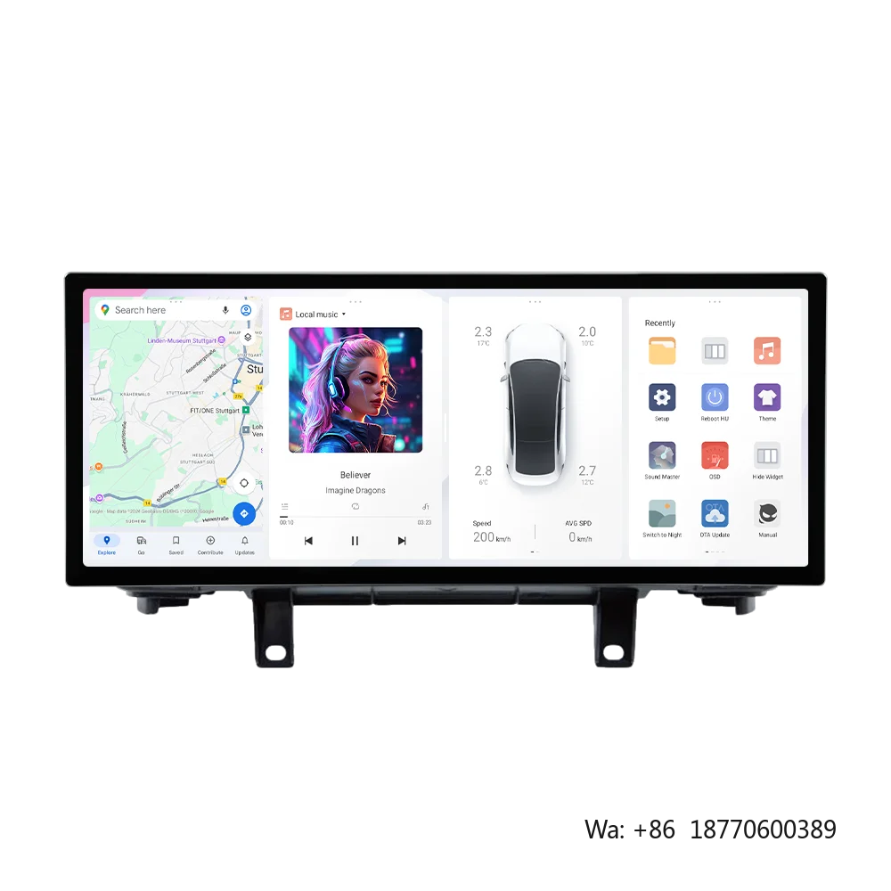 Mekede DUDU 2K 12.3inch Car Stereo Android System Car Multimedia Player for BMW X5 F15  2014-2018