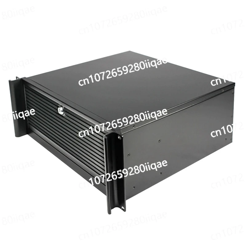 

4U server industrial control chassis, aluminum panel with lock 38CM deep EATX motherboard position ATX power supply position