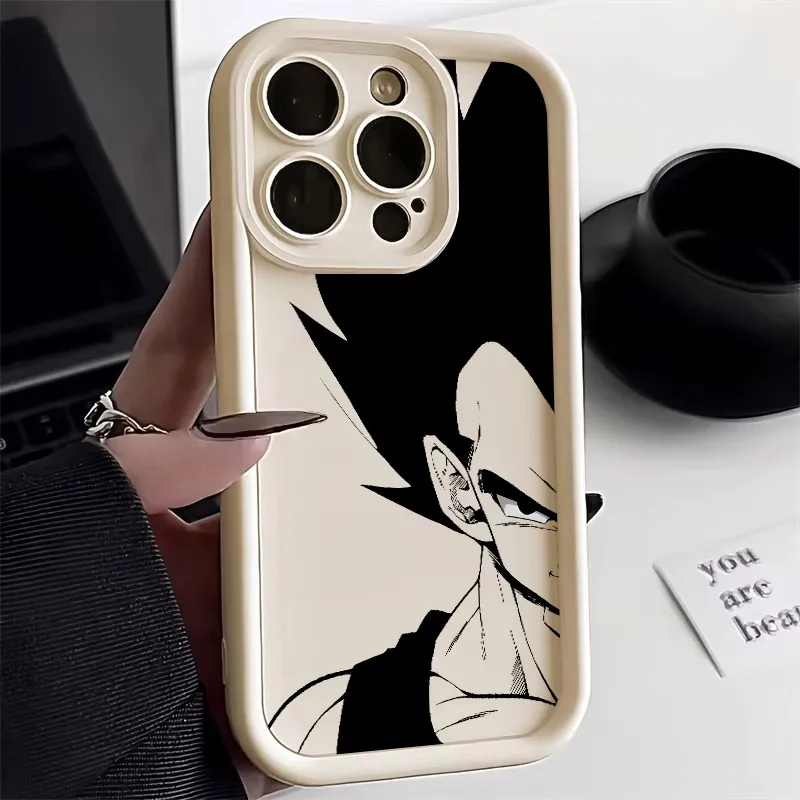 Phone Case for Motorola Moto Edge 70 G86 G56 50 G35 G05 G34 G PLAY G85 60 Neo Pro Ultra 4G 5G Dragons Balls Saiyans Vegeta Anime - view 5
