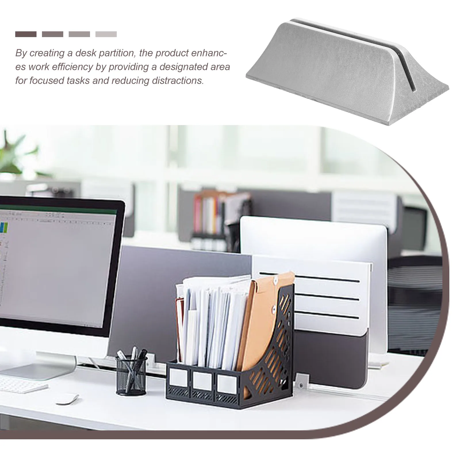 

2 Pcs Desktop Mobile Clip Black Color Adjustable Movable Desk Dividers Clamp Glass Baffle Support Furniture Screen Splicing