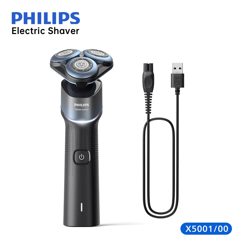 

PHILIPS X5001/X5005 Electric Shaver Electric Razors Dry Wet Shaving Triple Blade Cutter Floating Head Men's Smart Beard Trimmer