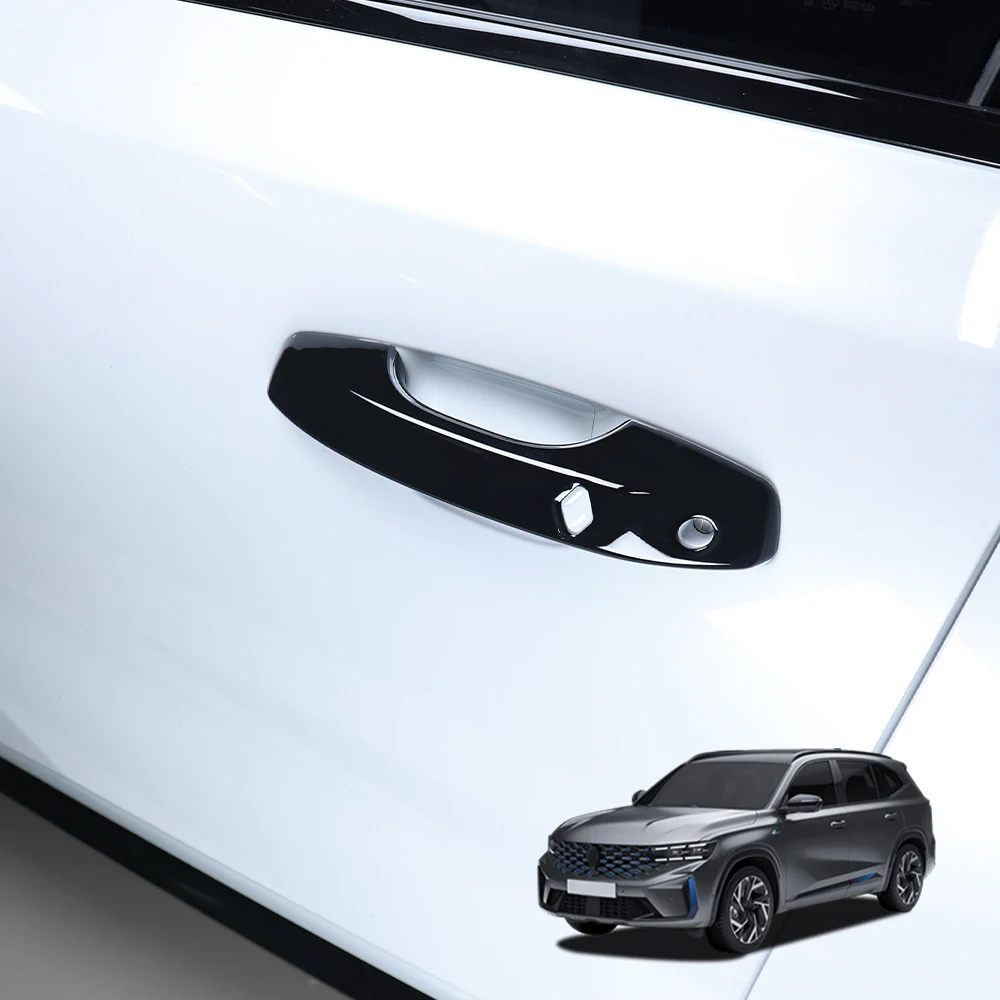 For Renault Grand Koleos 2024-2026 Car Tuning Carbon Fiber Exterior Door Handle Cover Trim Exterior Decor Accessories LHD