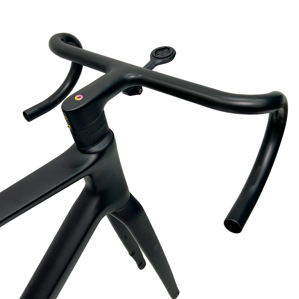 T1100 Super Light Carbon Road Gravel Cyclecross Bike Handlebar Full Size Road Gravel Cyclecross Handlebar With Computer Mount