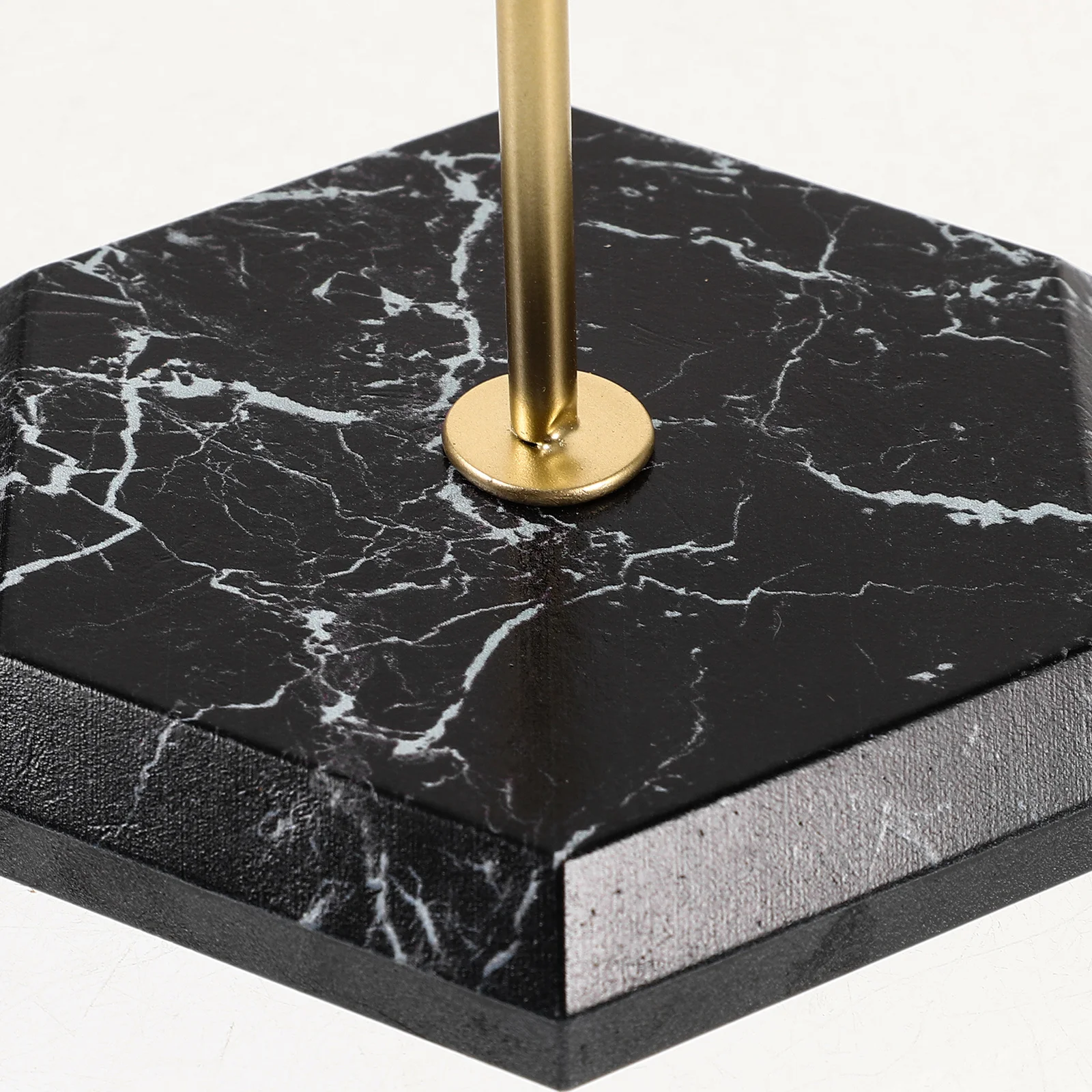 

T-Shaped Jewelry Holder Necklace Display Stand ABS Iron Material for Vanity Table Countertop Use Home Organization