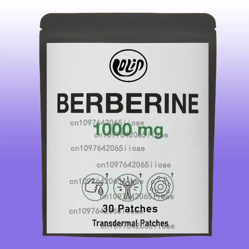 

Berberine Transdermal Patches Immune System, Cardiovascular Heart-30 Patches One Month Supply