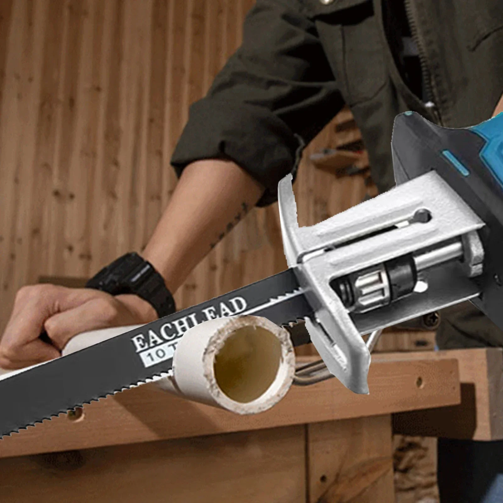 

SAT 18V Cordless Reciprocating Saw，Compatible With 18V Makita B-series Reciprocating Saw Chainsaw Wood Metal PVC Pipe Cutting