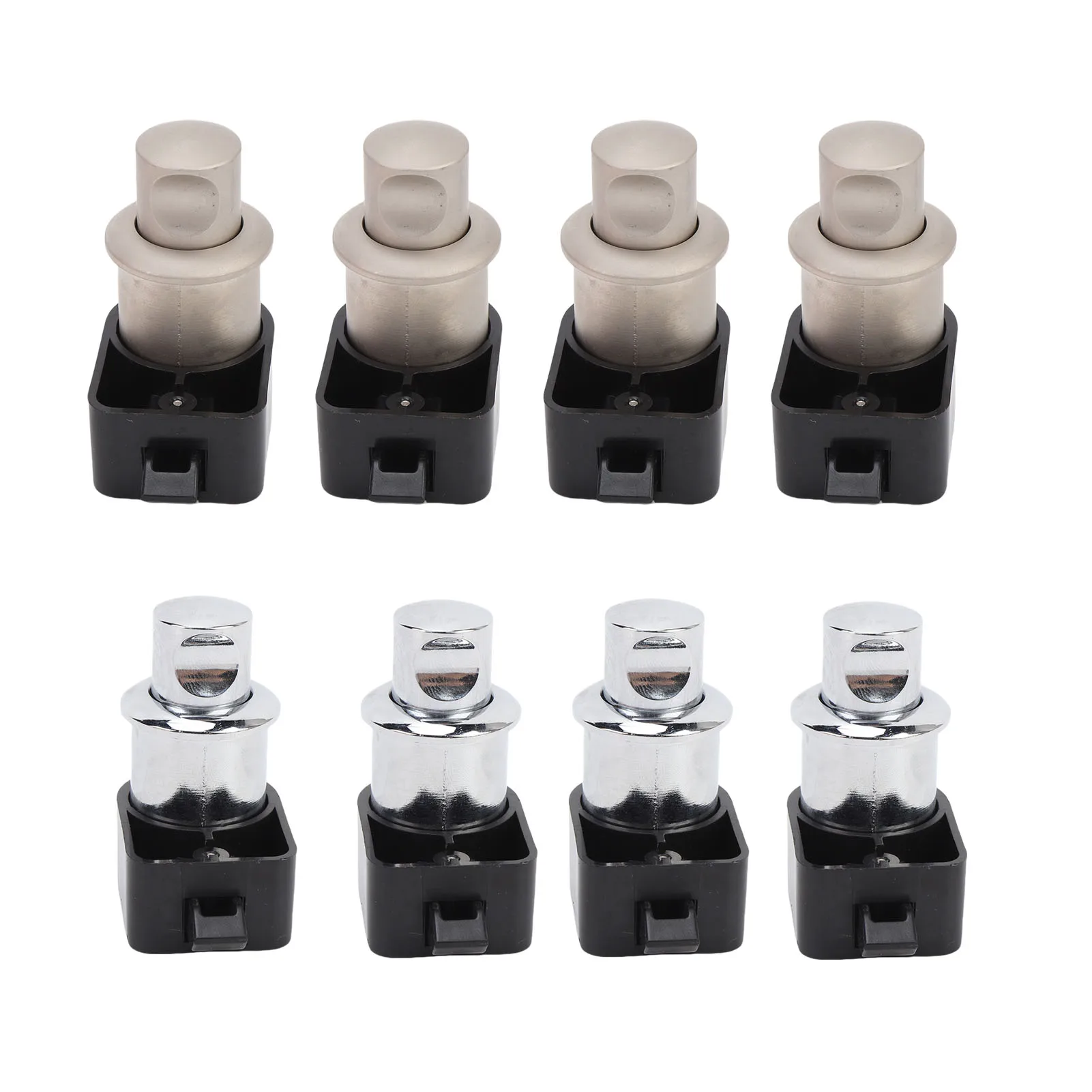 

Push Button Cabinet Lock Metal Push to Open Locks for 0.71-0.94in Door Thickness Yachts Ships Motorhome Push Knob Lock