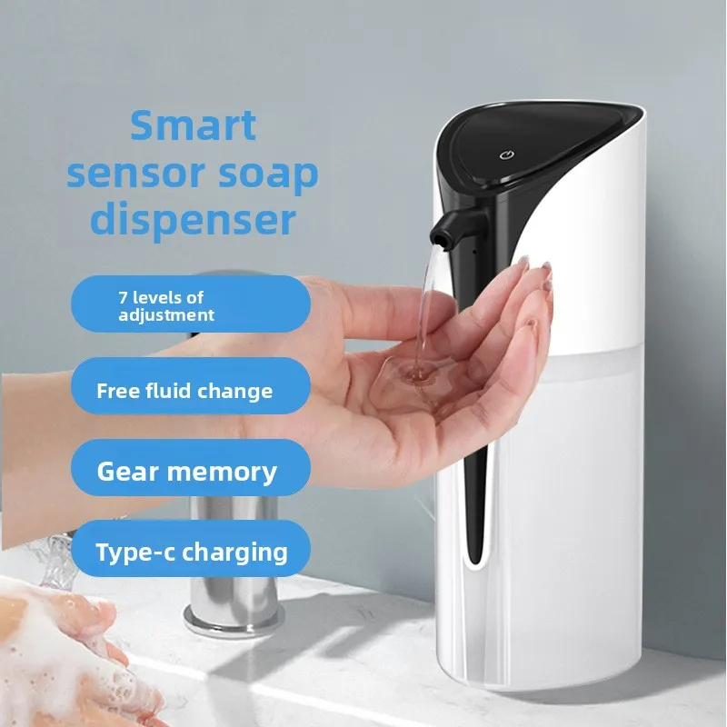 Dispenser Sabun Busa Sensor Cerdas Otomatis Penuh Tanpa Sentuhan untuk Pencuci Tangan