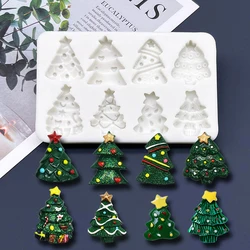 Christmas Tree Silicone Sugarcraft Mold Resin Tools Cupcake Baking Mould Fondant Cake Decorating Tools