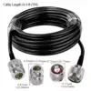1Pcs RG58 N Male plug to N Female & N Female jack Connector RF Coaxial Jumper Pigtail Cable