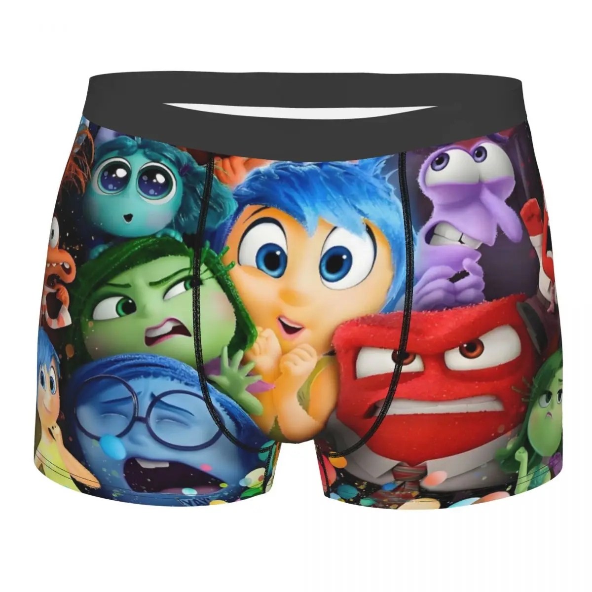

Custom Anime Inside Out Film Underwear Male Printed Cartoon Cute Boxer Shorts Panties Briefs Breathable Underpants