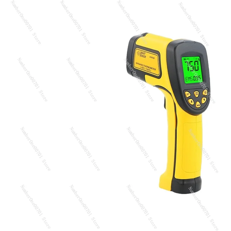 Infrared Thermometer High Precision Kitchen Baking Inspection Oil Temperature Gun Commercial Thermometer Temperature Gun