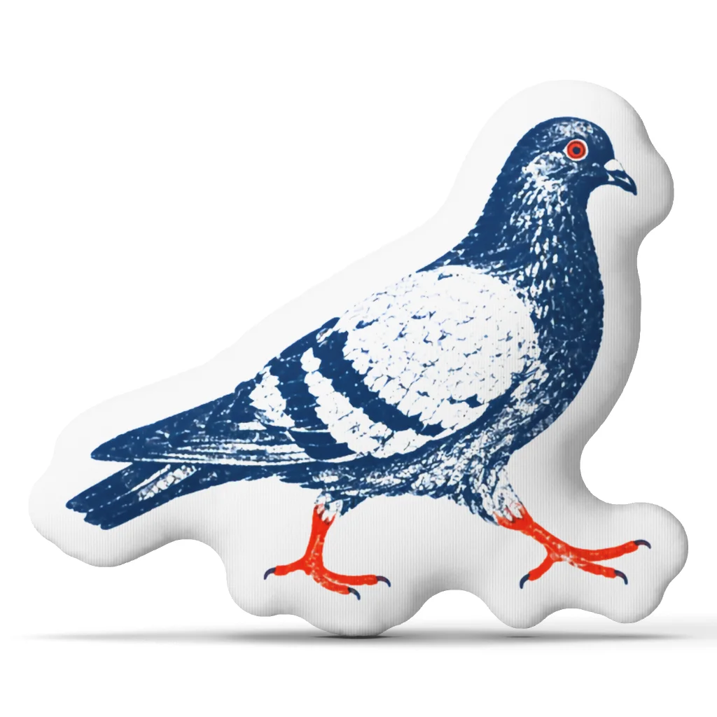 London Pigeon Funny Pillow Cushion Irregular Stuffed Throw Pillow Home Decor Gift Sofa Bed