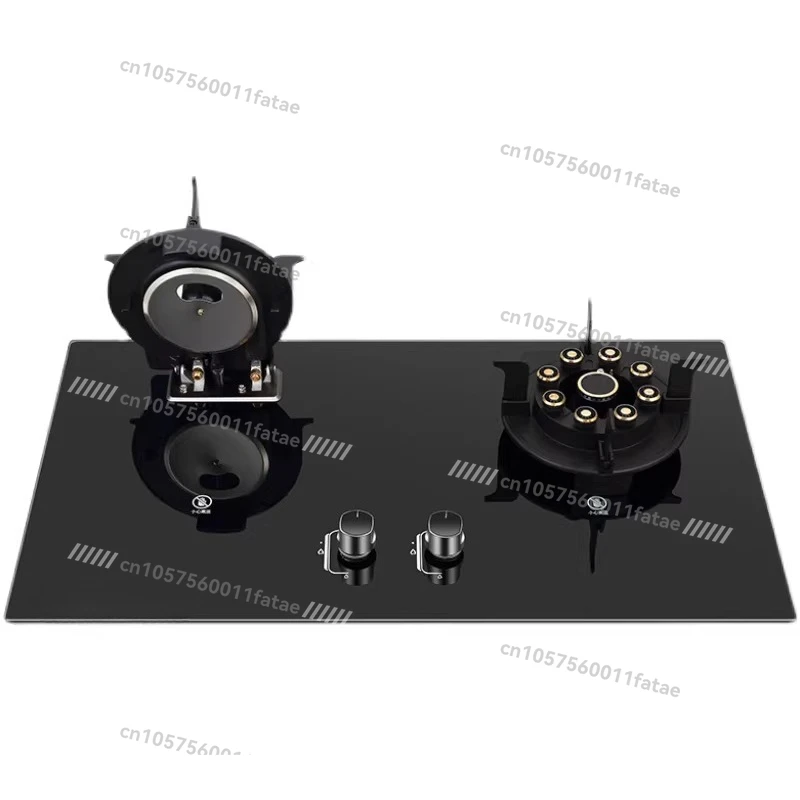 Double Stove Household Liquefied Gas Embedded Tabletop Gas Stove Natural Double Furnace Energy-saving Fierce Fire Stove