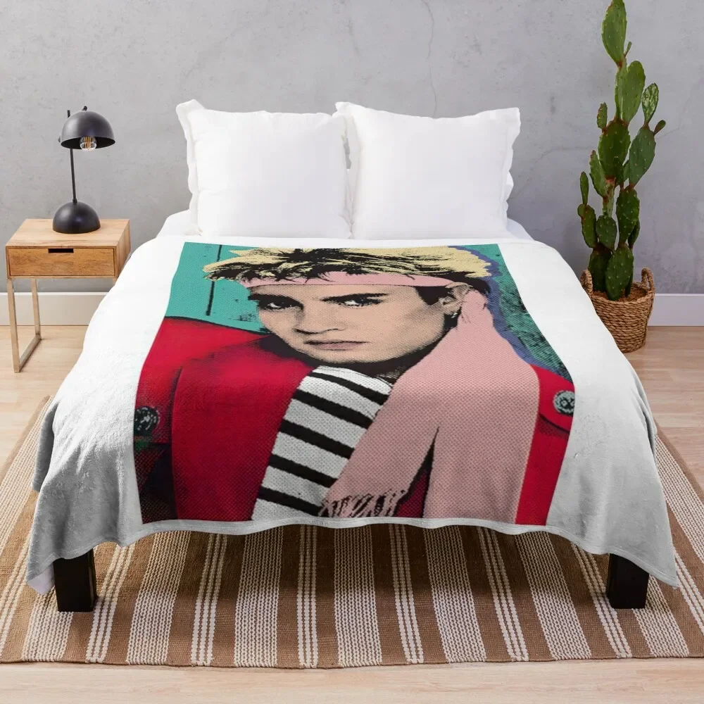 Simon Le Bon Comic Throw Blanket Shaggy Kid'S Designers Luxury Brand Blankets