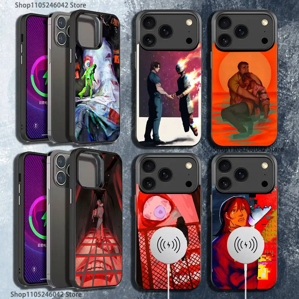 

Game M-MouthwashingS Black Phone Case For iPhone 17,16,15,14,13,12,11,Pro,Max,Plus,Mini,SE4,E Magnetic Wireless Charging