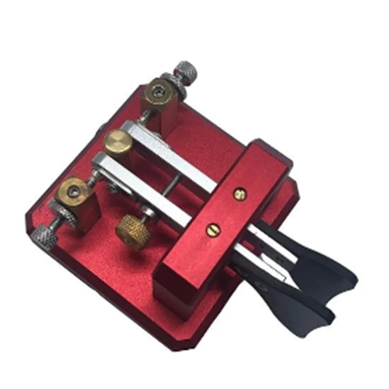 AF91-Automatic Morse Dual-Paddle Telegraph Key CW Key For Ham Radio Users For Amateur HAM RADIO CW Paddle Key Amateur Durable Bl