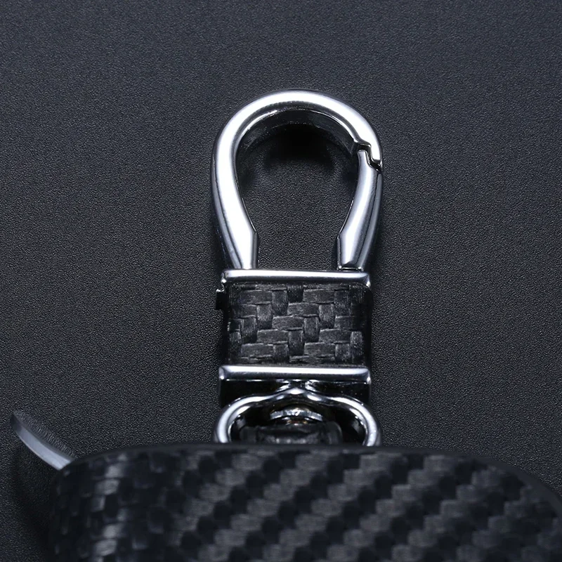 Leather Car Key Cover Holder Keychain Case For Volkswagen Sharan Golf Passat Jetta Touareg Tiguan Polo Scirocco Polo Accessories