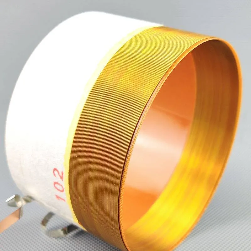 

1 шт. 102-мм басовая звуковая катушка для 12-18-дюймового сабвуфера, 8 Ом, с внутренним и внешним проводом