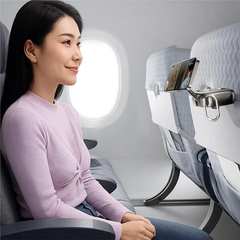 【SLEEK 】Travel Stand Adjustable 360° Rotation Foldable Portable Magnetic Phone Holder/Multifunctional Tripod Universal