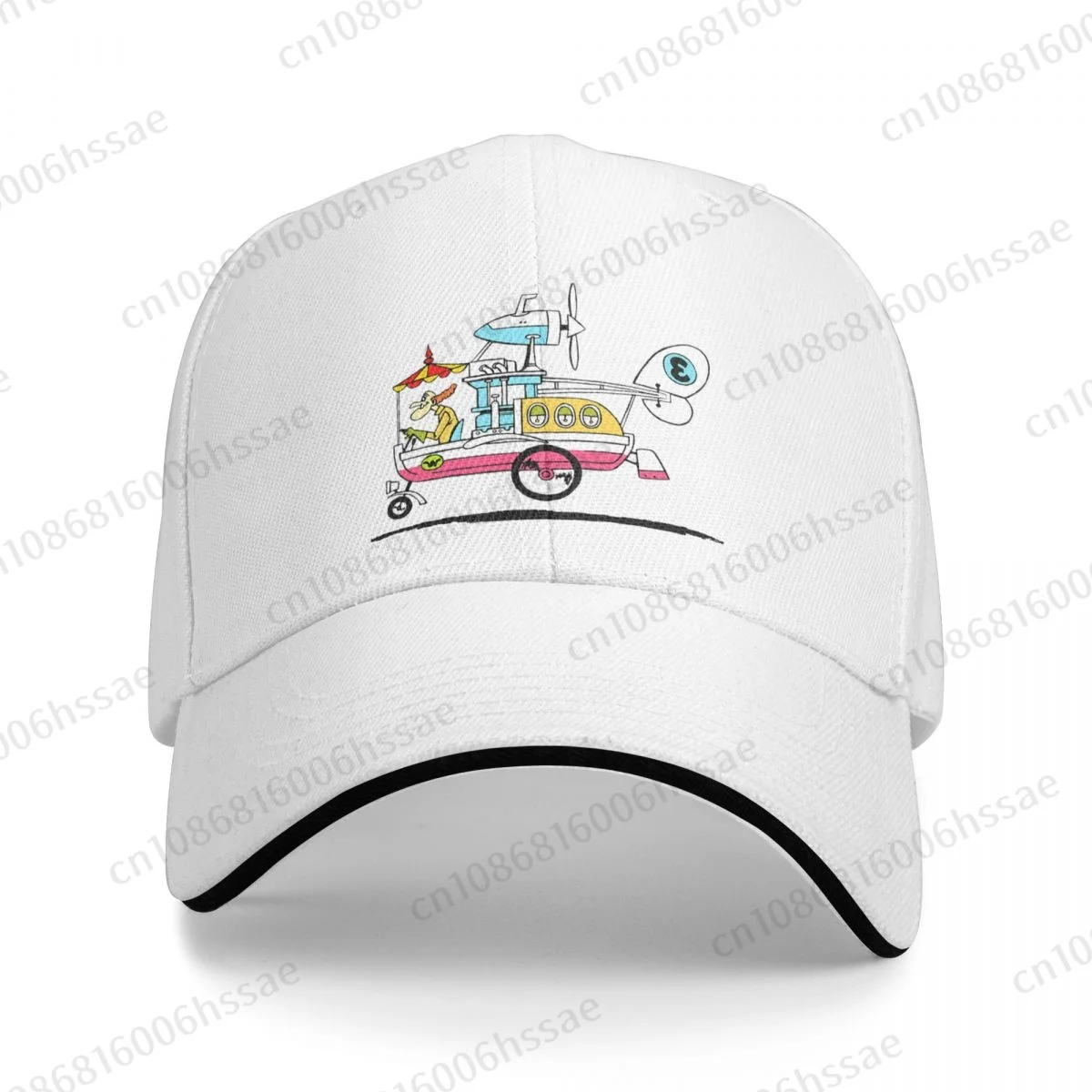 Professor Wacky Races Baseball Caps Hip Hop Sandwich Cap Men Women Adjustable Outdoor Sport Hats