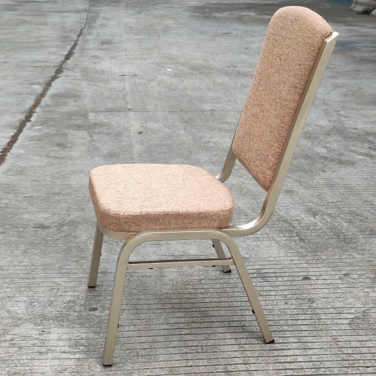 Direct selling hotel banquet chairs, wedding clubs, venues, restaurants, aluminum chairs, backrests, soft upholstered chairs, ou