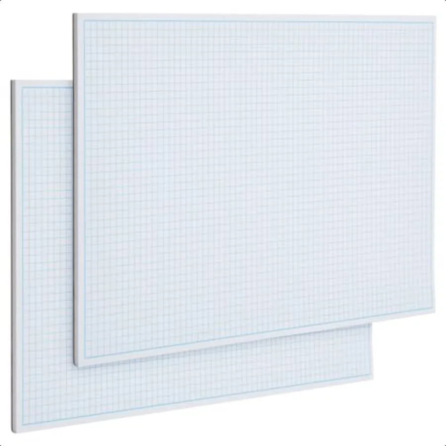 

Bright Creations 2 Pack Engineering Graph Paper Pads 11x17 Quadrille Grid Paper for Drafting Engineering Blueprint Drawing Arch