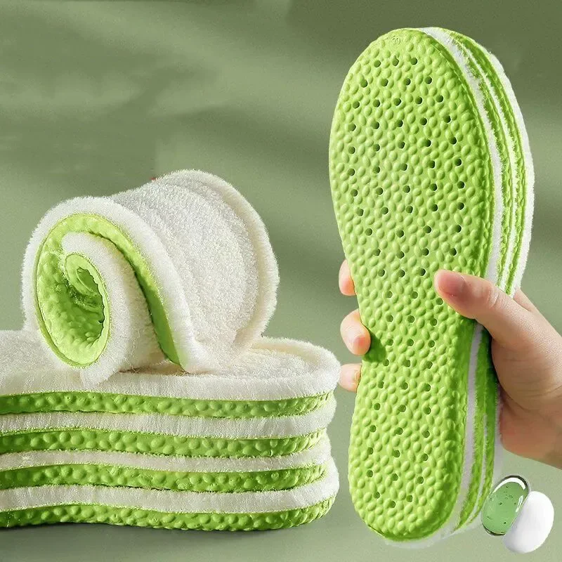 Warm Insoles for Shoes Winter Antibacterial and Deodorant Memory Foam Shoe Pads Women Men Breathable Sports Shoes Inner Sole image 6
