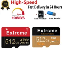 Memory Card 256GB 128GB 64GB Extreme Pro Mini SD Card 32gb U3 V30 TF Card High Speed Flash Card 512GB For Phone Camera Drone