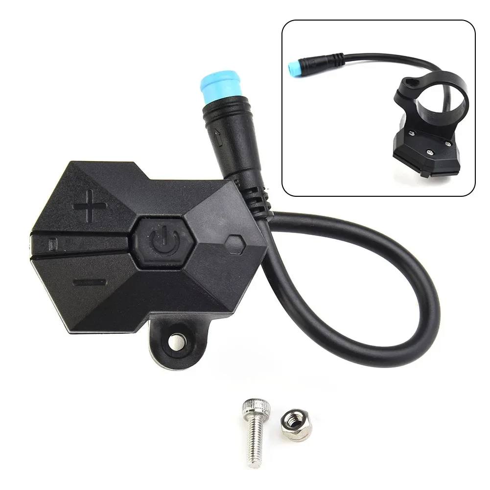 High Quality Ebike Electric Scooter Bafang 850C Instrument Button DIY Fahrradteile Panel Parts Replace Schwarz