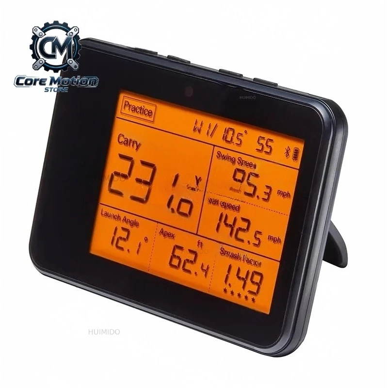 LCD Display Golf Swing Speed Monitor Portable Launch Monitor Swing Data Analyzer